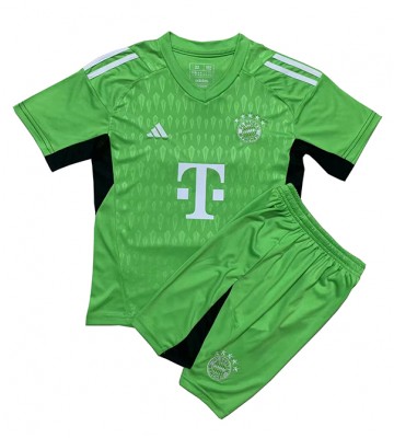 Maillot de foot Bayern Munich Gardien de but Domicile enfant 2023-24 Manches Courte (+ pantalon court)